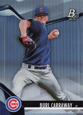 Burl Carraway 2021 Bowman Platinum #TOP-3 Chicago Cubs Baseball