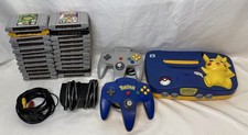 Pokemon Pikachu Nintendo 64 Console System_24...