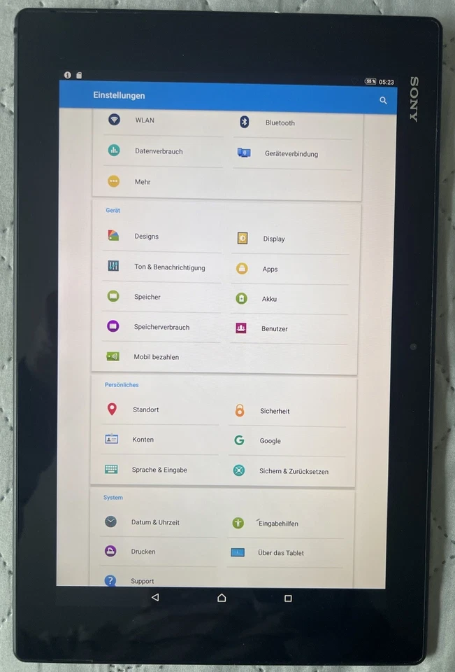 Sony Xperia Z2 SGP511 16GB, WLAN, 25,7 cm (10,1 Zoll) - Schwarz - Bild 4 von 4