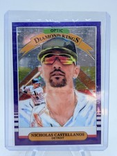 2019  Donruss Optic - Diamond Kings Nick Castellanos #8 Purple Stars Prizm /125