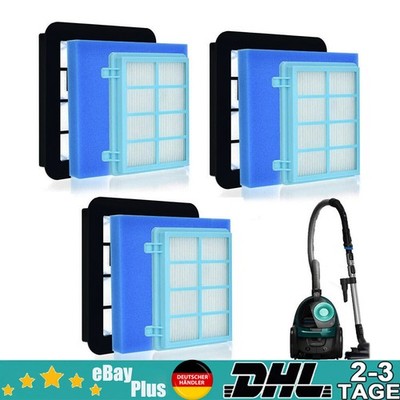 3 Satz Filter für Philips PowerPro Compact FC9330/09, FC9331/09, FC9332/09