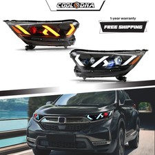 LED Headlights For 2017 2018 2019 -2021 Honda CR-V CRV Demon eye Front Light DRL