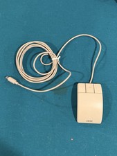 Vintage IBM M-S30 PS/2 3-Button Ball Mouse Beige OEM Tested Working Retro PC