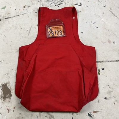 Vintage 40s 50s Utica Duxbak Mohawk Cotton Canvas Hunting Vest