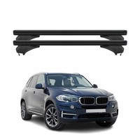 Menabo DachträGer GrundtäGer FüR Bmw X5 F15 2013-2018 Aluminium Schwarz 2 Tlg