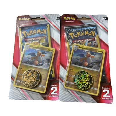 4x Sealed Mini Packs - 4x Sun & Moon Mini Boosters Dragonite 96/149 Promo Cosmos