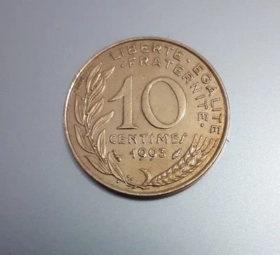 10 centimes Marianne 1993 France - Lagriffoul- cupro-aluminium TTB - Photo 1/2