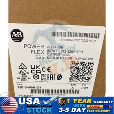 New Sealed Allen Bradley 25B-D4P0N104 /A Powerflex 525 AC Drive 2HP 25BD4P0N104