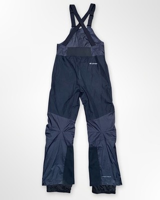 Columbia Omni-Tech Snow Bibs Mens Medium Black Ski Snowboard Pants Waterproof
