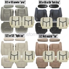 For 2003-2006 Chevy Silverado 1500 2500 Front Leather Seat Cover Foam Cushion