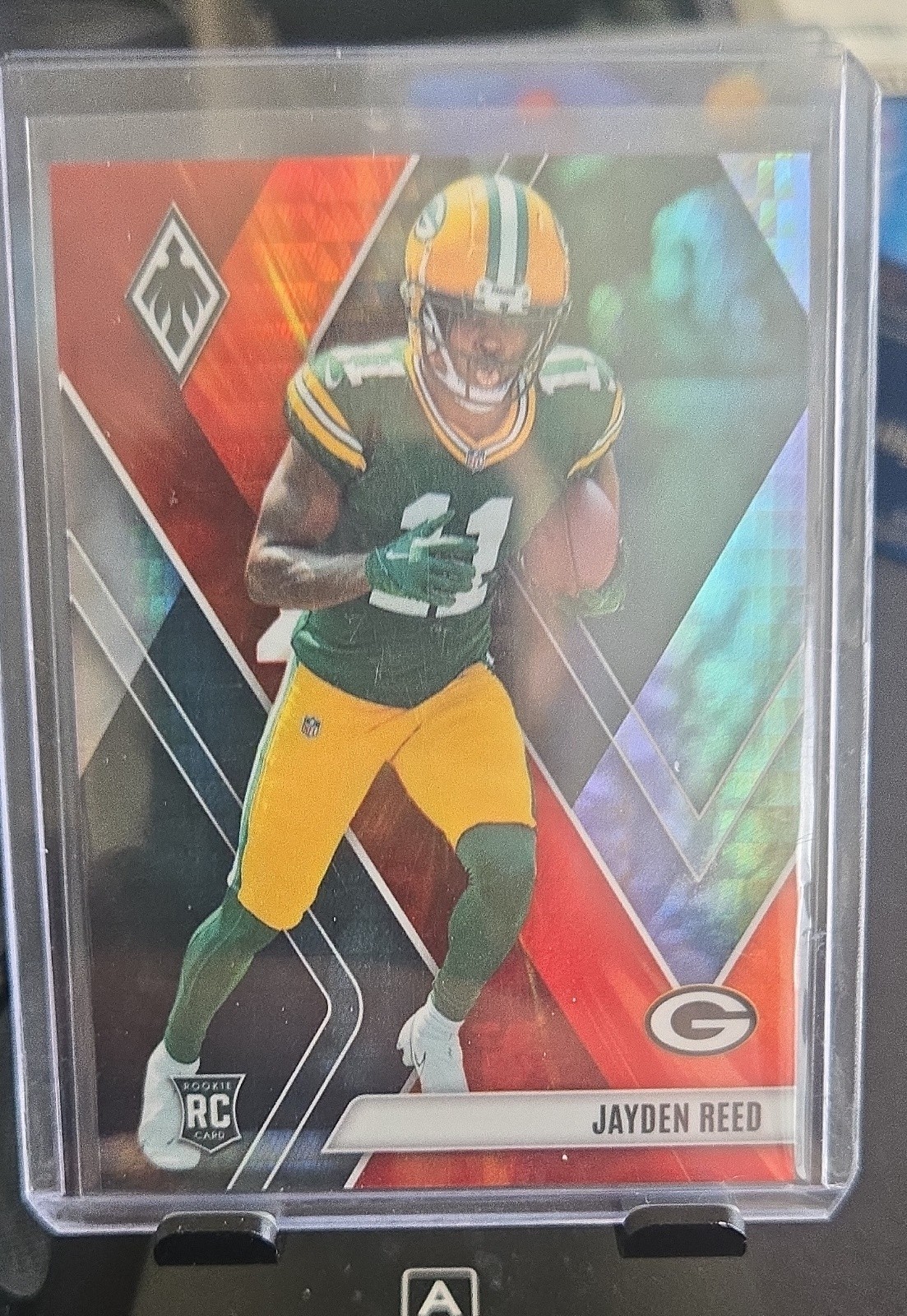 2023 Panini Phoenix - Rookies Jayden Reed #111 Fire Burst /340 (RC)