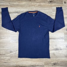 Polo Ralph Lauren 100 Cotton Crew Neck Sweater Navy Mens XL