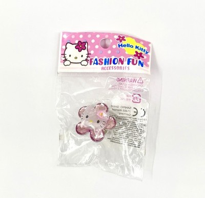 Hello Kitty Pink Flower Ring 2004 Sanrio Nakajima NIP Y2K Deadstock