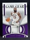 2023-24 Panini National Treasures LeBron James #GG-LBJ Game Gear Patch /99