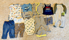 Lot 13 Newborn Baby Boys Clothes pants sleeper Fast Ship Carters Calvin Klein