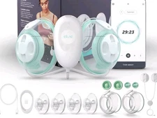 Elvie Stride Hands-Free Hospital Grade Double Electric Breast Pump New Sealed 