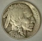 1915 Buffalo Indian Head Nickel Fine Circulated Condition US Type Coin 5c