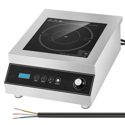 Portable Commercial Induction Cooktop 5000W Countertop Burner 16 Temp Levels