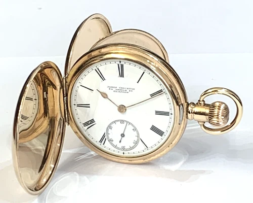 1908 Stunning WALTHAM R/Gold Full Hunter Gents Pocket Watch. Serviced. Antique