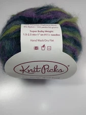 Knit Picks Yarn Suri Dream Hand-Dyed Peacock Alpaca/Peruvian Wool 50g 143 Yards