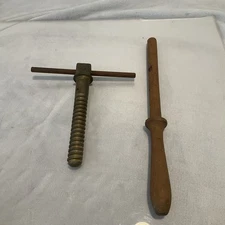 Vintageboat Accessories For Dock Or Boat? Bronze And Wood