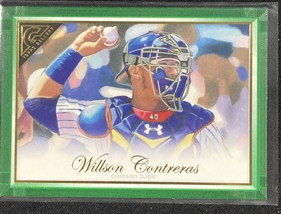 2019 Topps Gallery - Willson Contreras #92 Green Border /99 Chicago Cubs SP