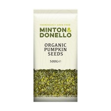 Minton & Donello Organic Pumpkin Seeds 6x500g Raw Pepitas Bulk 12.18 per kilo