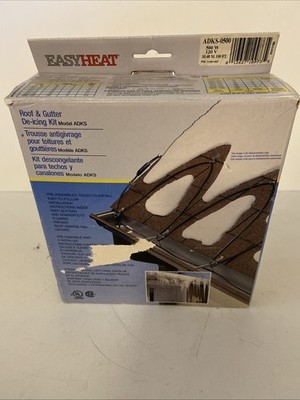 EasyHeat ADKS Roof and Gutter De-icing Kit 100'
