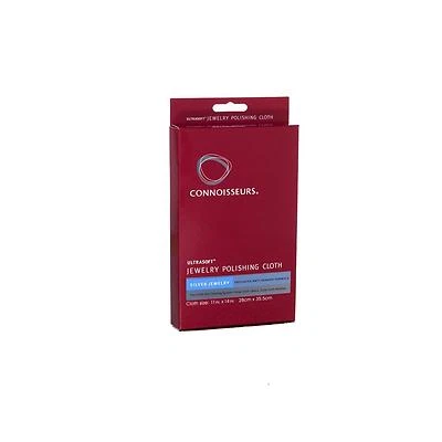 Chiffon de polissage des bijoux en argent. Nettoyant bijou Connoisseurs