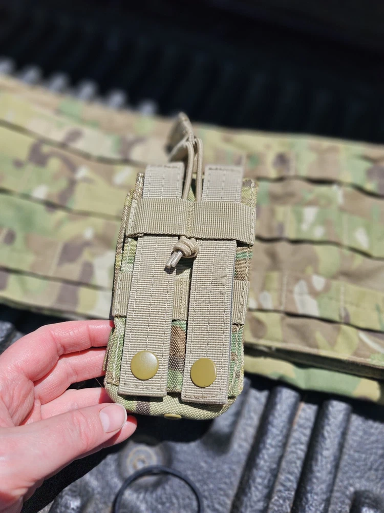 tactical belt bag Military Camouflage hunting fishing 40" - 43", Add On Pocket