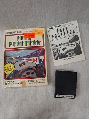 Intellevision Pole Position for Mattel Intellivision CIB Complete!