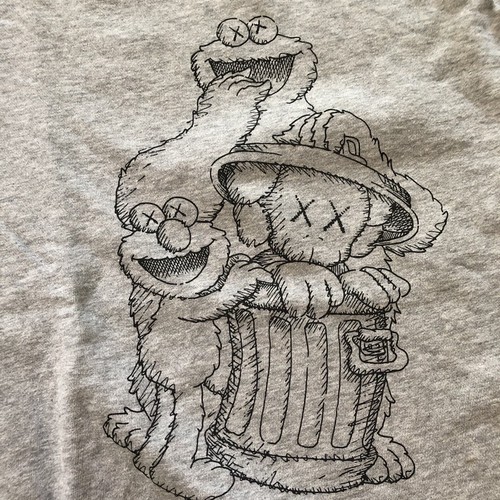 kaws sesame street shirt