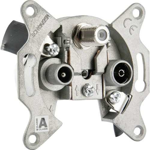 Schwaiger Satellitenschüssel (Aluminium, Hellgrau, Durchmesser