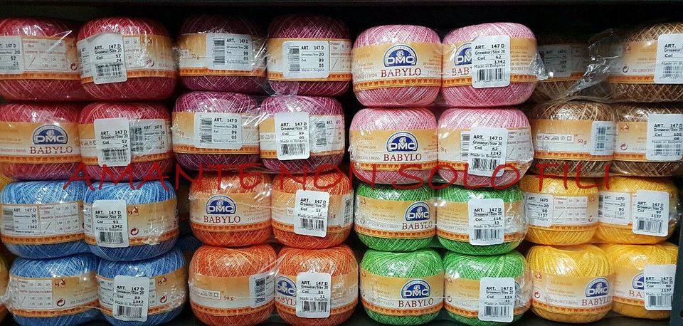 BABYLO DMC 50 grammi - Filo di scozia sfumato - Cotone per uncinetto sfumato