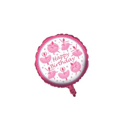 Creative Converting Tutu Much Fun Metallic Balloon, 18-Inch