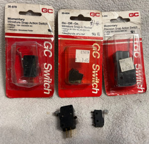 Lot HAM RADIO Electronic Snap Action Switch Rocker 35-878 35-604 35-890