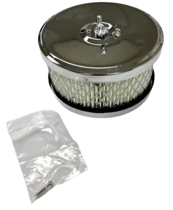 Filtro cromado filtro purificador de aire estilo Hot Rod carburador Dodge Plymouth 1930-1956 Foto 2 de 4