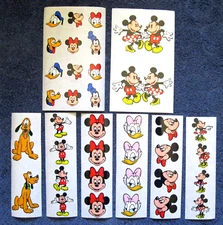 Mrs Grossman Vintage 'Classic Disney' Sticker Sheets *Set of 9* Ships Free
