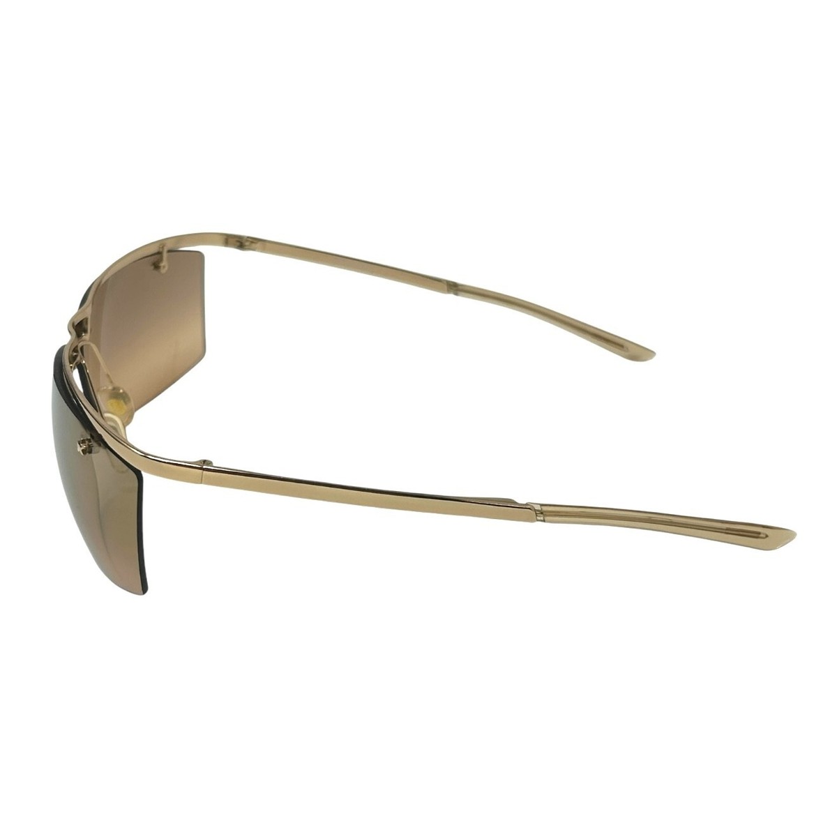 美品✨Christian Dior Logo Gold Sunglasses Christian Dior Vintage Logo Sunglass Shades Brown Gold