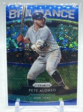 Pete Alonso 2020 Panini Prizm Brilliance Blue Donut Circles Prizm #'d /199