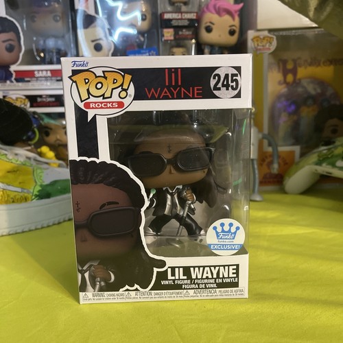 Funko Pop Rocks LIL WAYNE 245 w/Mic Vinyl Funko Exclusive "MInt box