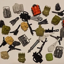 Lot of 1985 G.I. JOE Cobra ARAH Helmets Backpacks Accessories Parts YOU PICK
