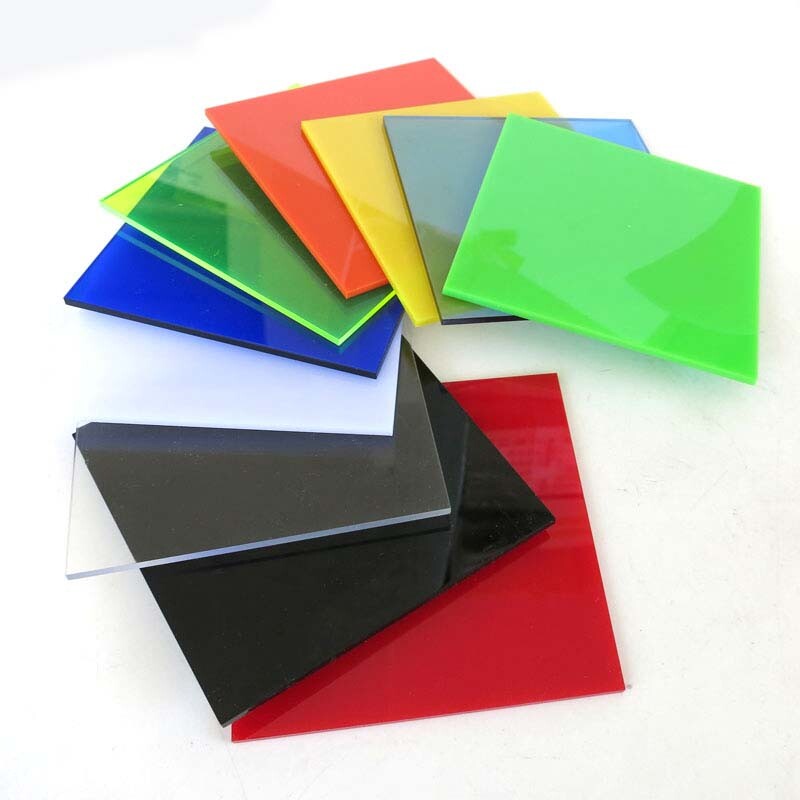 Coloured Perspex Acrylic Sheets Plate Plastic Cut Panel Material DIY | eBay