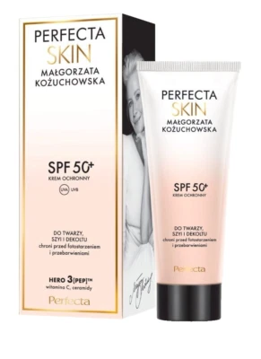 DAX COSMETICS PERFECTA Skin Protective Cream SPF 50+ for Face, Neck and Decolletage 40ml