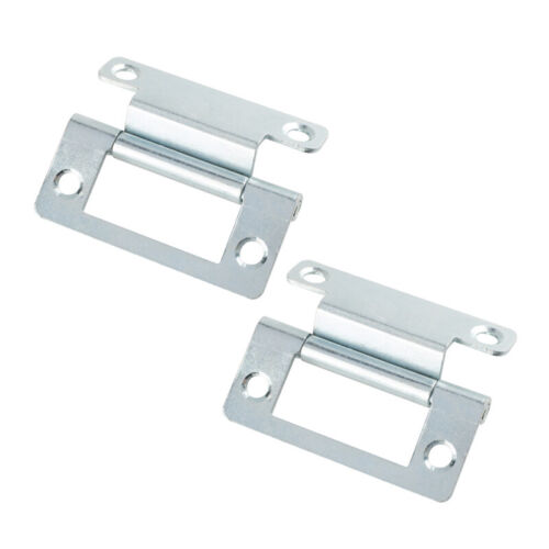2x Hinges With Screws For Doors/Windows/Cabinet/Toolbox/Dollhouses/Drawers - Photo 1/7