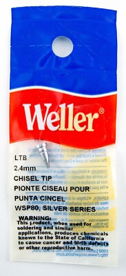 Weller LTB Discontinued Made in USA Version Soldering Iron Chisel Tip 2.4mm