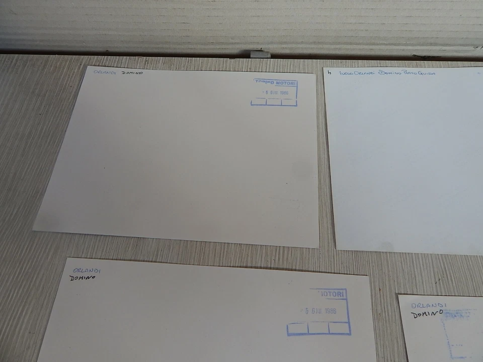 RACCOLTA 5 FOTOGRAFIE BUS PULLMAN VINTAGE IVECO ORLANDI DOMINO 1986 - Immagine 3 di 4