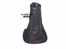 Gear Boot For Toyota MR2 MK3 Spyder 2000-07 Leather Blue Stitching