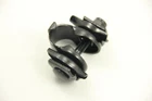 Bicycle Seat Guts Black Guts Clamp Single Rail Post Saddle Clamp Post Iron