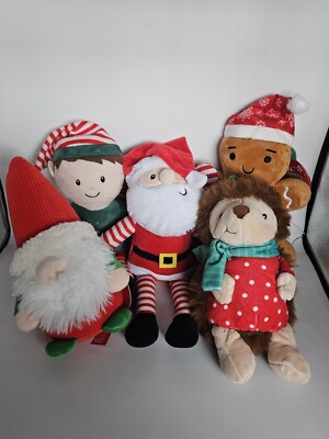 With Snuggles Card Factory 5 verschiedene Weihnachts-Stofftiere - Neu mit Etikett
